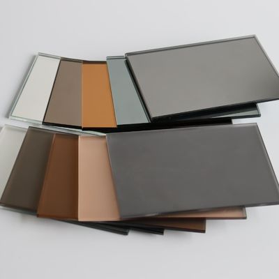 Green Blue Colored Glass Mirror Sheets For Walls Mounted Thickness 1.2mm-8mm