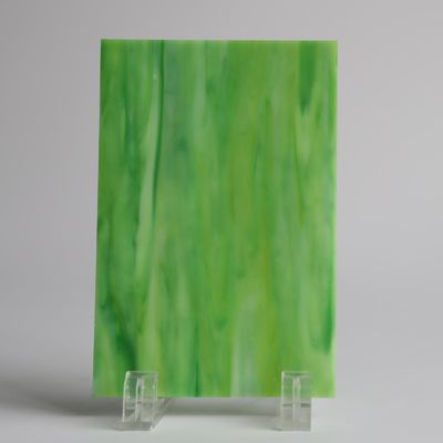 Yellow Opal Stained Glass Sheet Thickness 3mm Frosted