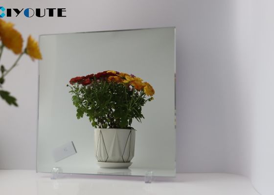 4mm 2mm 3mm 1mm Mirror Glass Sheets Large Wall Mounted Aluminum