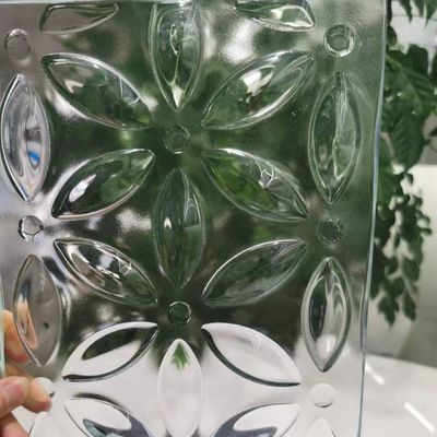Contemporary Fused Glass Decor Hot Melt Process Decorative Glass