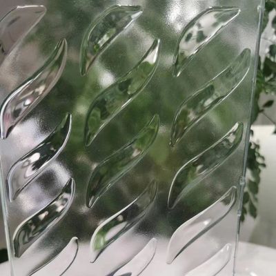 Contemporary Fused Glass Decor Hot Melt Process Decorative Glass