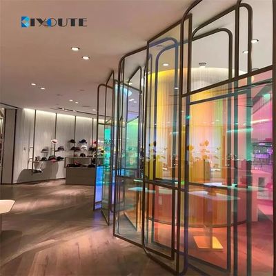 Textured Iridescent Dichroic Glass Panels 3-12mm Coated Colorful