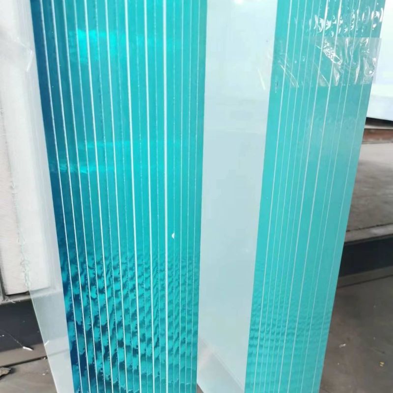 1/2" 1/8" Custom Low Iron Acid Etched Glass High UV Protection