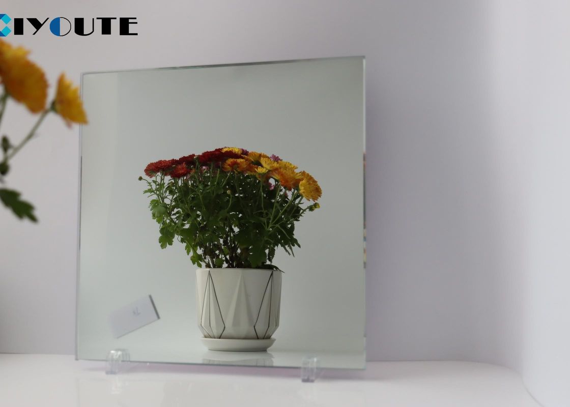 4mm 2mm 3mm 1mm Mirror Glass Sheets Large Wall Mounted Aluminum